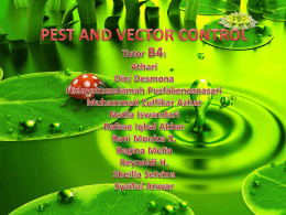 PEST AND VECTOR CONTROL