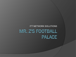 Mr. z's football palace