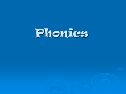 Phonics