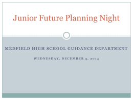 Junior Future Planning Night
