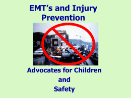 EMT's and Injury Prevention