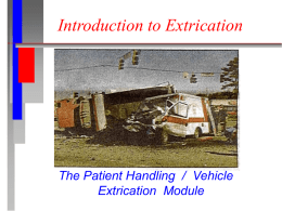 Introduction to Extrication - Hatzalah of Miami-Dade