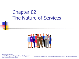 The Nature of Services - Favorite Topics | Camden