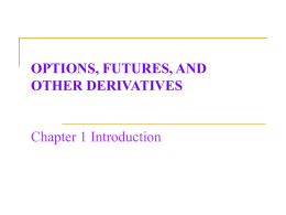 OPTIONS, FUTURES, AND OTHER DERIVATIVES