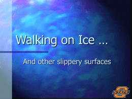 Walking on Ice - Oklahoma State University–Stillwater
