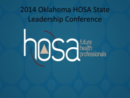 HOSA State Leadership Conference
