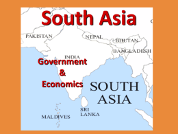 South Asia’s Governments