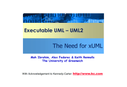 Exectutable UML Tutorial