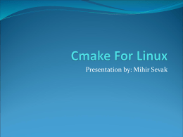 Cmake For Linux - The Florida Linux User Exchange