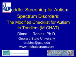 Autism in Pediatrics: Putting the Puzzle Together