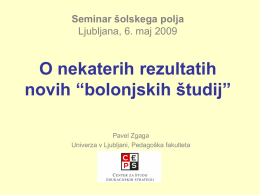 Diapozitiv 1 - University of Ljubljana