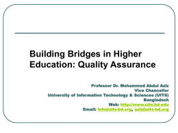 Quality Assurance at European and Asian Universities, and