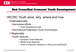 IFRC and RC/RC Youth at a glance