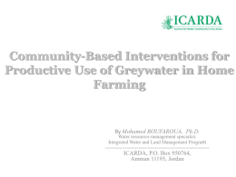 Community-Based Interventions for Productive Use of