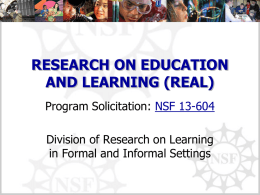Discovery Research K-12 (DR K