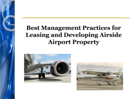 Airport Lease Types: Examples