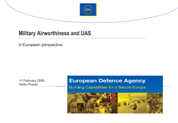 UAV presentation for EU/NATO CG 041006
