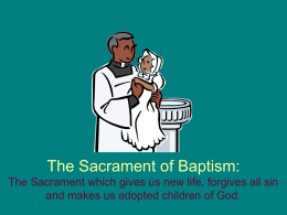 The Sacrament of Baptism - Ave Maria Press | Catholic