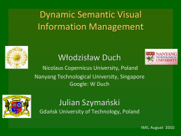Dynamic Semantic Visual Information Management