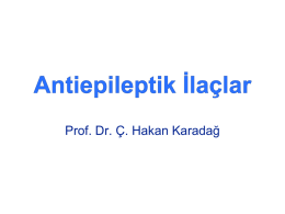 Antidepresanlar - Prof. Dr. Hakan Karadağ
