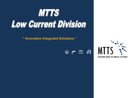 MTTS Low Current Division Presentation