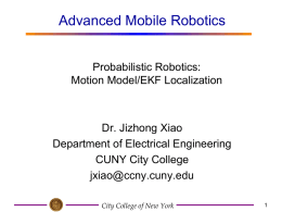 Robot Motion and EKF-Localization