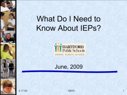 Writing IEPs Aligned with the General Curriculum