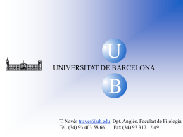 SVOC - Universitat de Barcelona