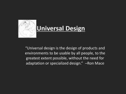 Universal Design - Ohio University