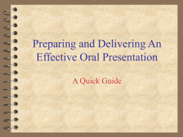 Oral Presentation - University of Maine System