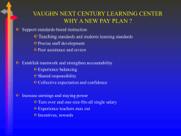 VAUGHN NEXT CENTURY LEARNING CENTER