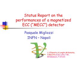 Status report on the performances of a magnetized ECC