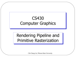 CS430 Computer Graphics - Winona State University