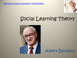 The social learning theory of crime
