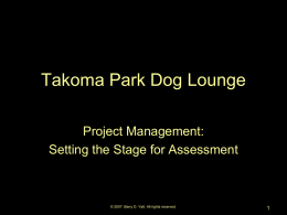 Takoma Park Dog Lounge - The Catholic University of America
