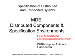 Formal methods for Embedded Systems