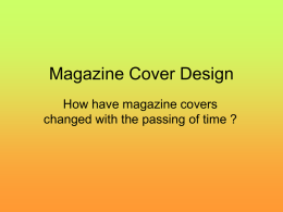 Magazine Cover Design - Graphic