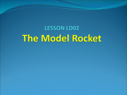STEM Lesson 2: The Model Rocket