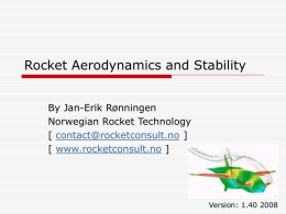 Rocket Aerodynamics and Stability