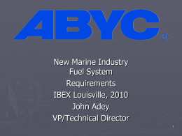 John Adey, ABYC H-24 Standards Presentation