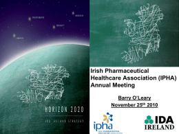 Master Heading - Irish Pharmaceutical Healthcare