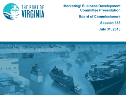July 2013 Marketing and Business Analysis