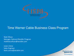 Time Warner Cable Business Class Program