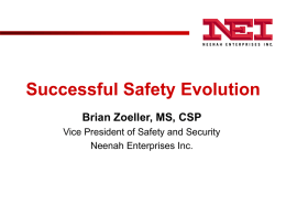 NEI Safety Program An Overview