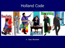 Holland Code - WECA