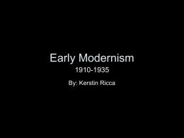 Early Modernism - Graphic Design | Parkland College