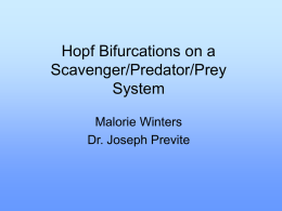 Scavenger on Predator-Prey