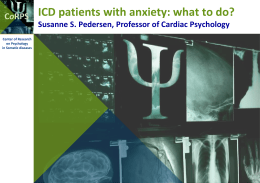 Chronic anxiety in ICD patients: A multi