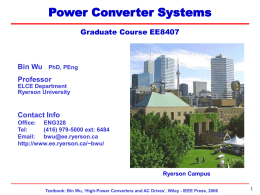 High Power Converters and Applications