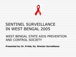 WEST BENGAL STATE AIDS PREVENTION AND CONTROL SOCIETY